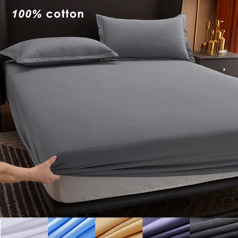 Drap-Housse Premium en Coton – Douceur & Ajustement Parfait