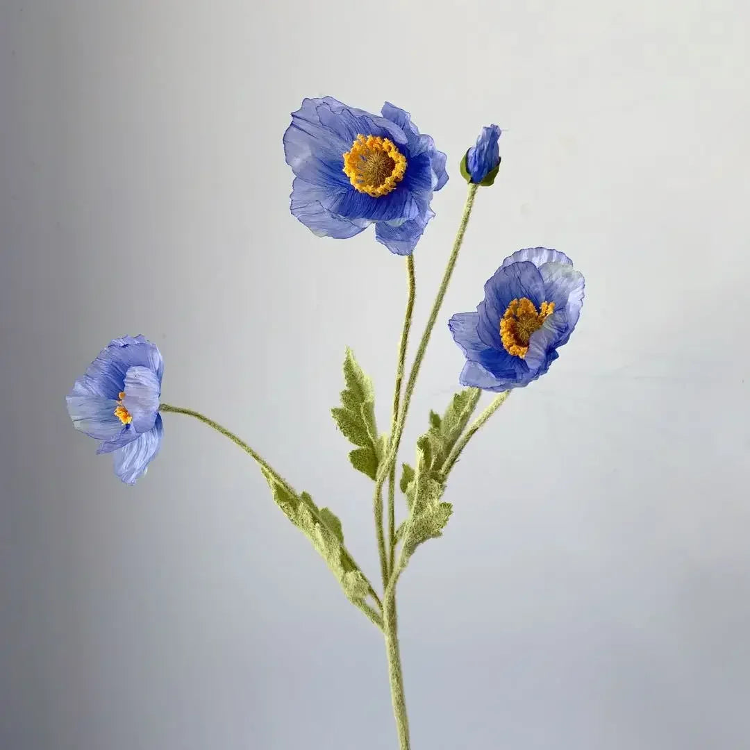 Fleurs de pavot artificielles – Bouquet décoratif élégant