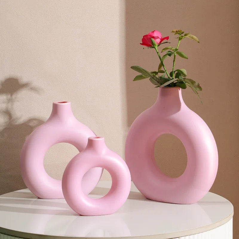 Vase Décoratif en Céramique – Élégance Minimaliste | Aicha Living