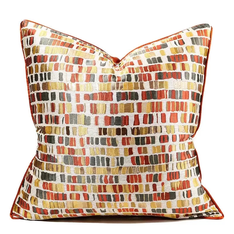 Housse de Coussin Jacquard Luxe – 30×50, 45×45 & 50×50 cm