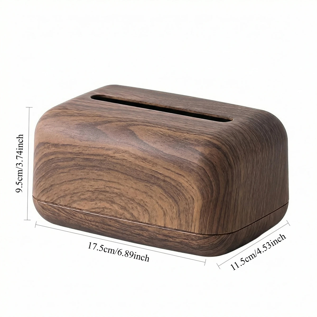 Boîte à mouchoirs effet bois – Élégante & naturelle