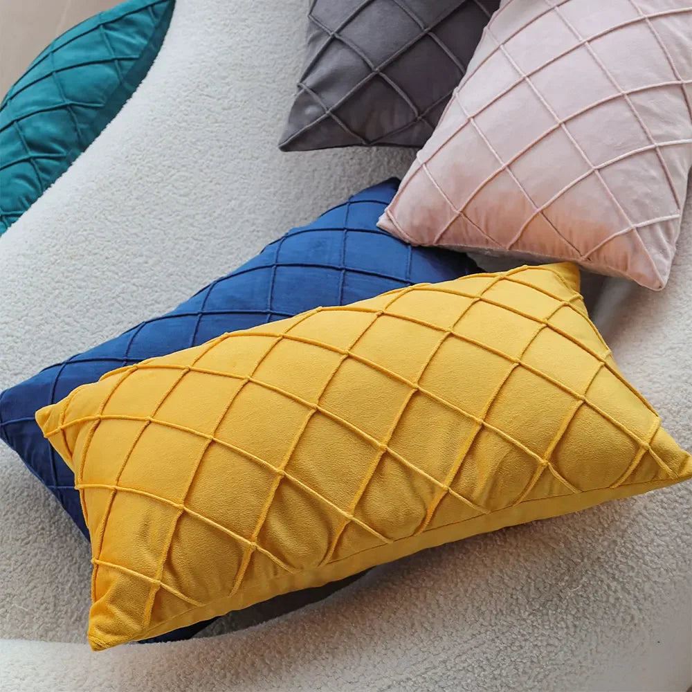Housse de Coussin Matelassée – 30×50 cm