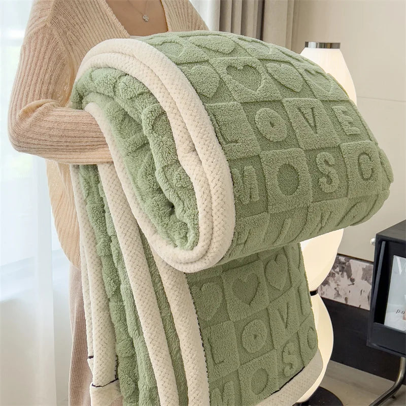 Plaid Doux Double Face – Confort & Élégance