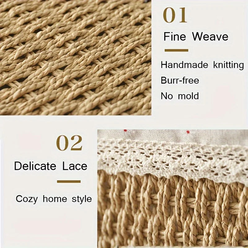 Petit panier tressé décoratif