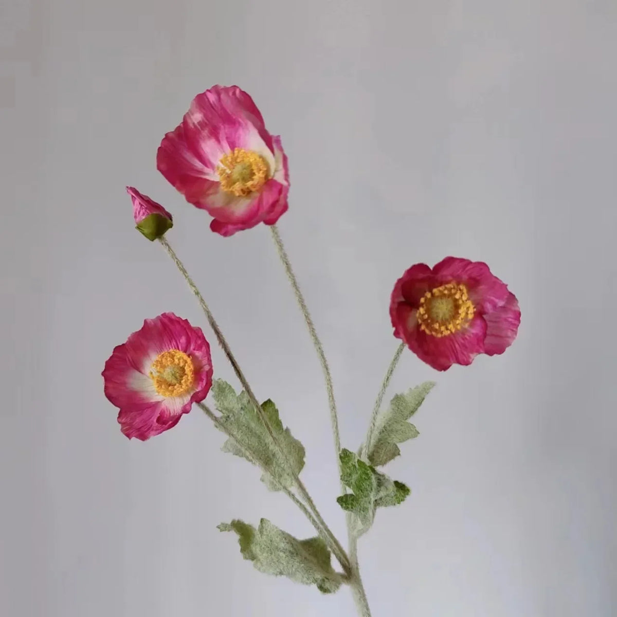 Fleurs de pavot artificielles – Bouquet décoratif élégant