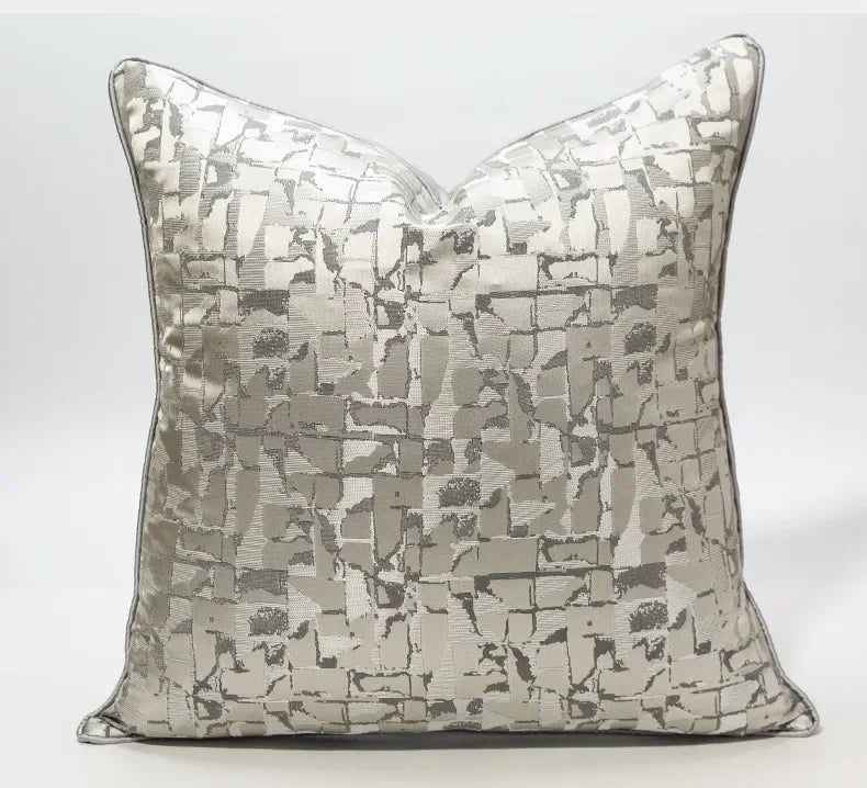 Housse de Coussin Jacquard Luxe – 30×50, 45×45 & 50×50 cm