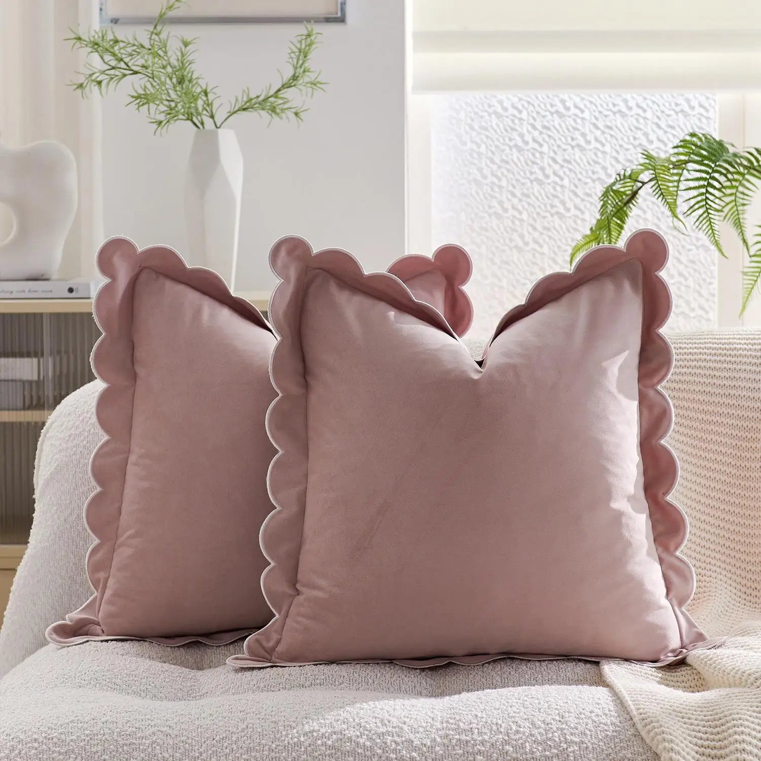 Housse de Coussin Velours – 30×50 cm & 45×45 cm
