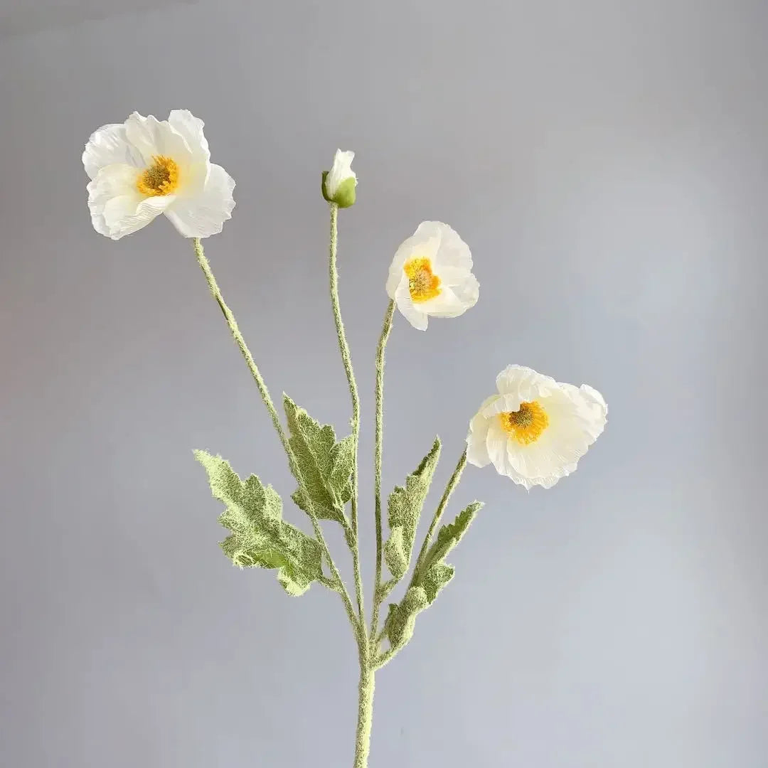 Fleurs de pavot artificielles – Bouquet décoratif élégant