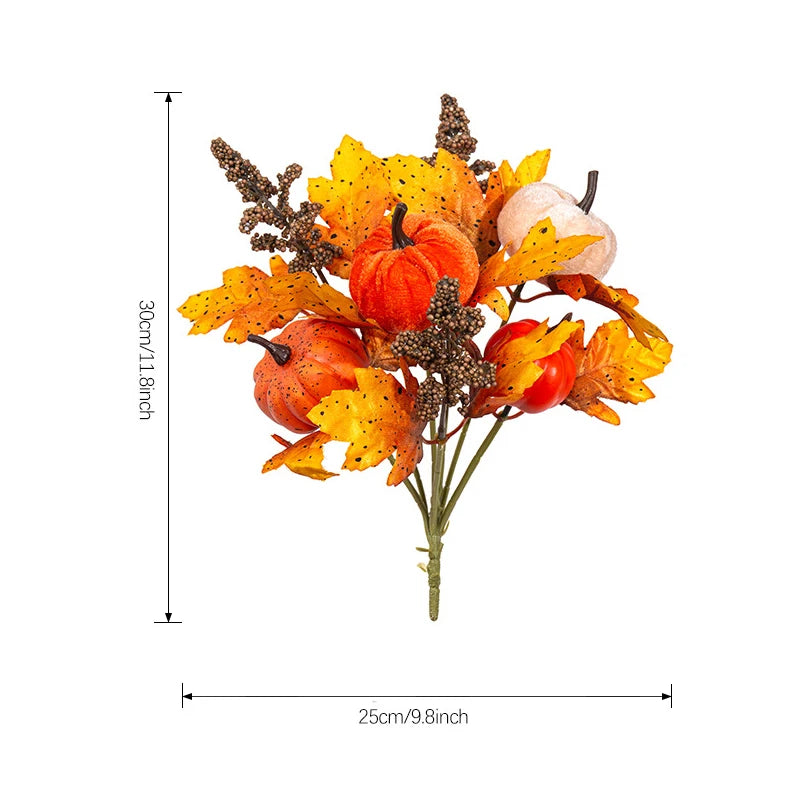 Bouquet d’Automne Citrouilles & Feuilles 🍂🎃