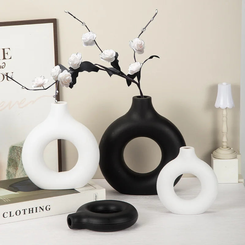 Vase Décoratif en Céramique – Élégance Minimaliste | Aicha Living
