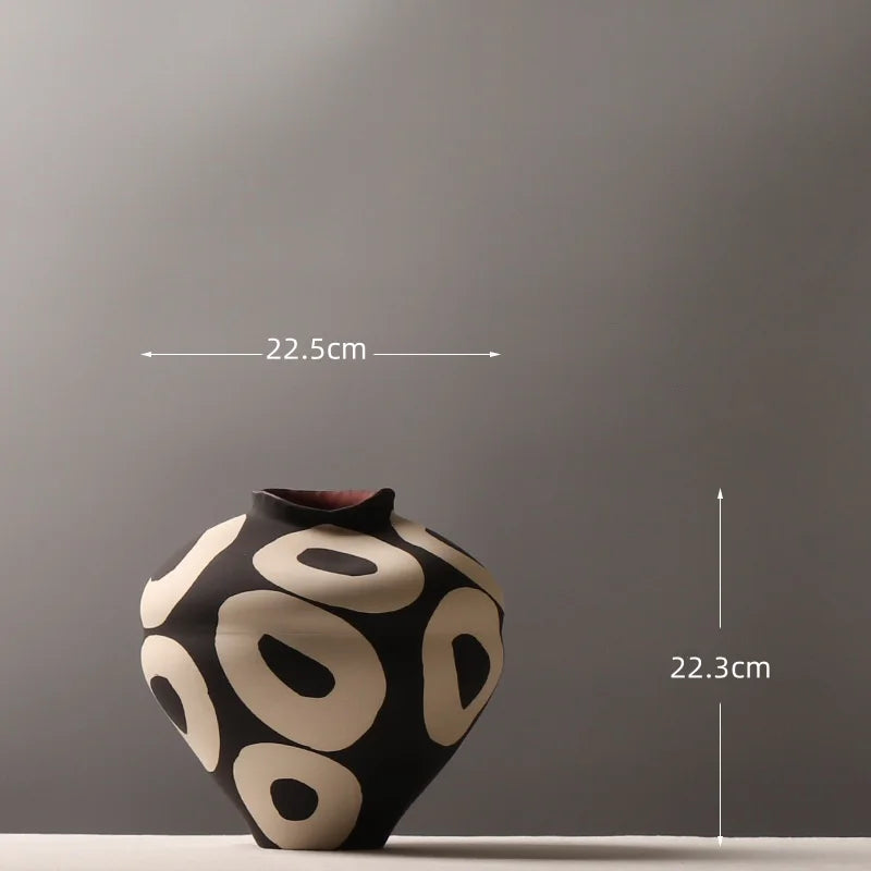 Vase Géométrique en Céramique