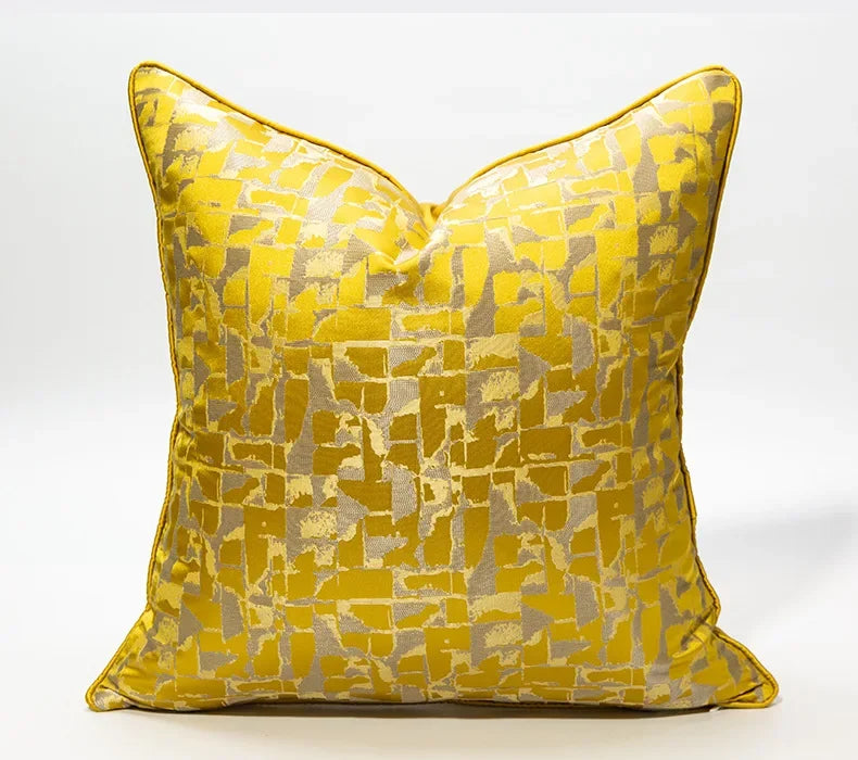 Housse de Coussin Jacquard Luxe – 30×50, 45×45 & 50×50 cm