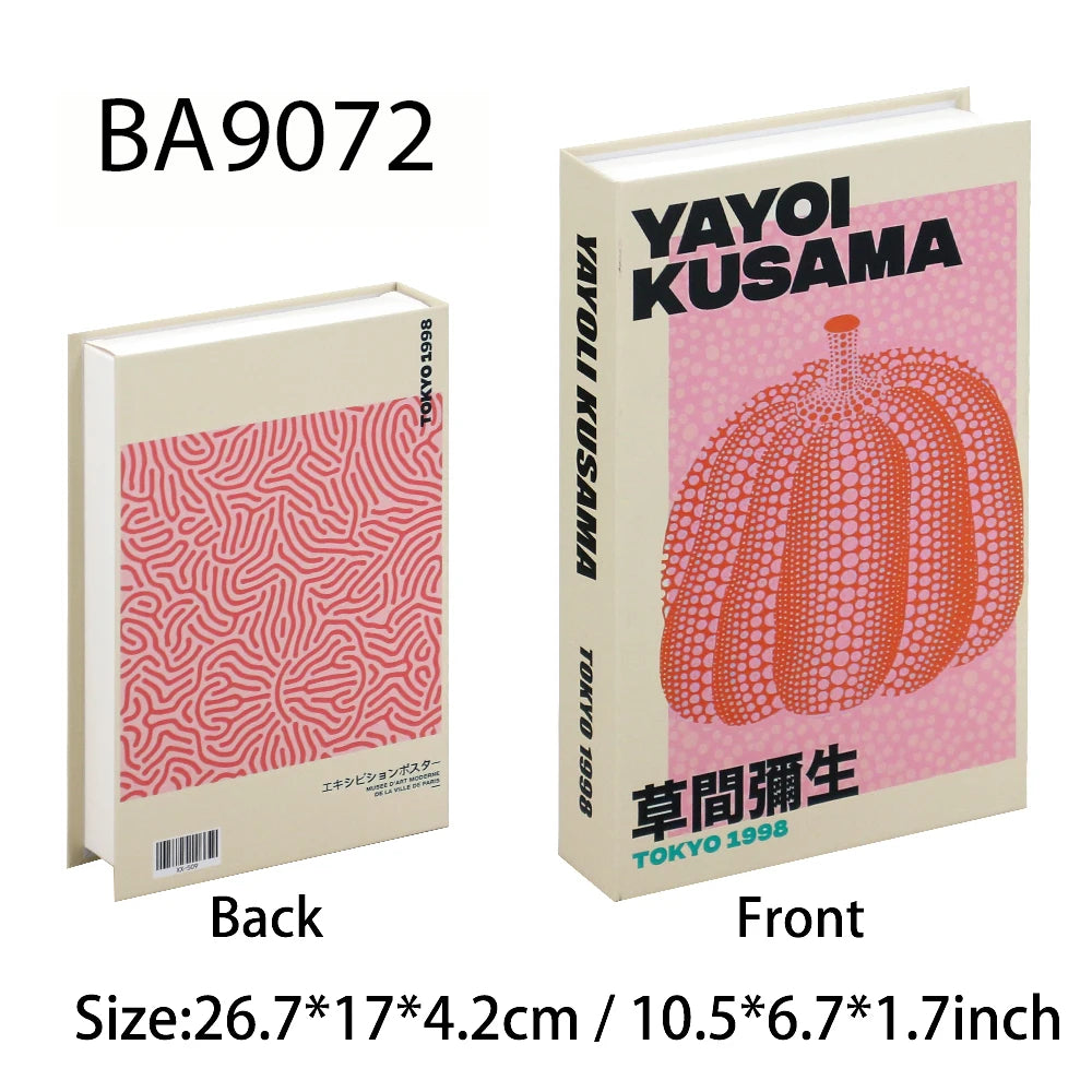 Faux livre décoratif avec boîte de rangement de luxe