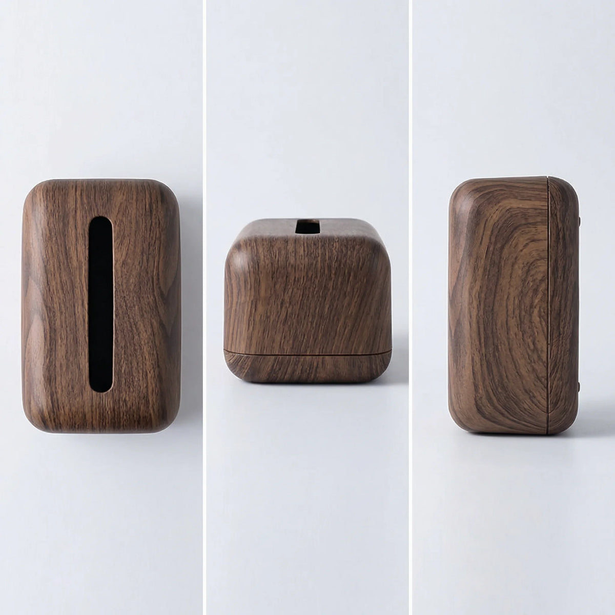 Boîte à mouchoirs effet bois – Élégante & naturelle