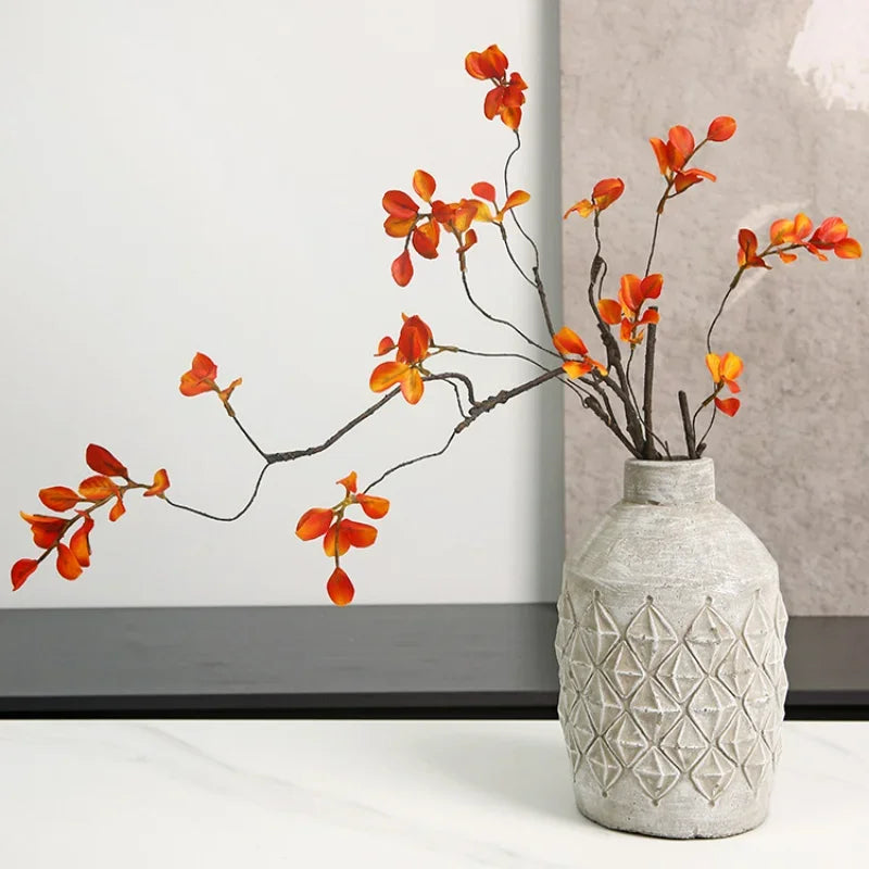 3 Branches d’Érable Artificielles – Décoration d’Automne 🍁