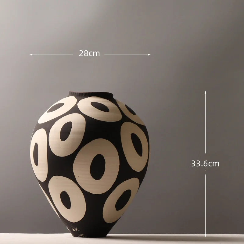 Vase Géométrique en Céramique