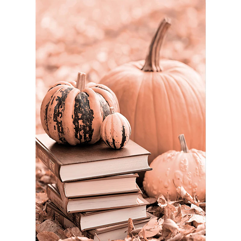 Affiches Décoratives d’Automne – Paysages, Citrouilles & Feuilles Dorées