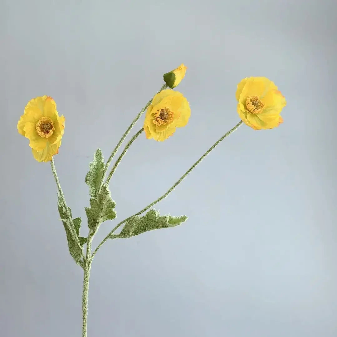 Fleurs de pavot artificielles – Bouquet décoratif élégant