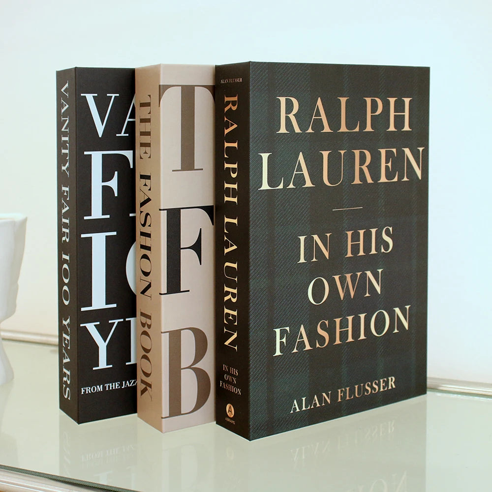 Faux Livres Décoratifs Modernes