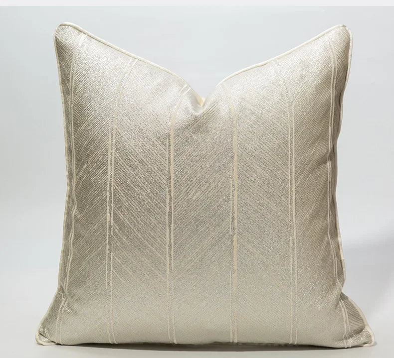 Housse de Coussin Jacquard Luxe – 30×50, 45×45 & 50×50 cm