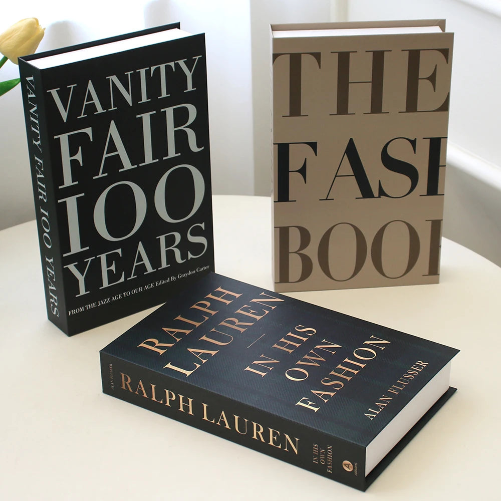 Faux Livres Décoratifs Modernes