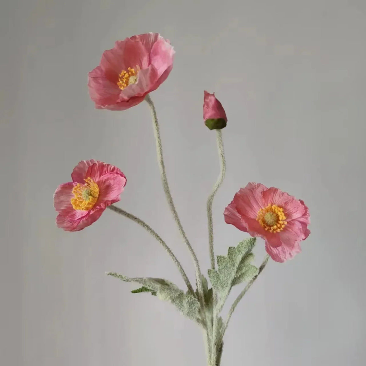 Fleurs de pavot artificielles – Bouquet décoratif élégant