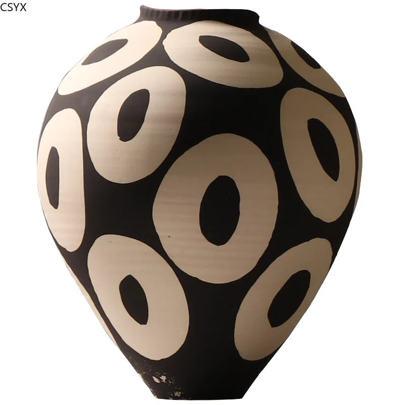 Vase Géométrique en Céramique