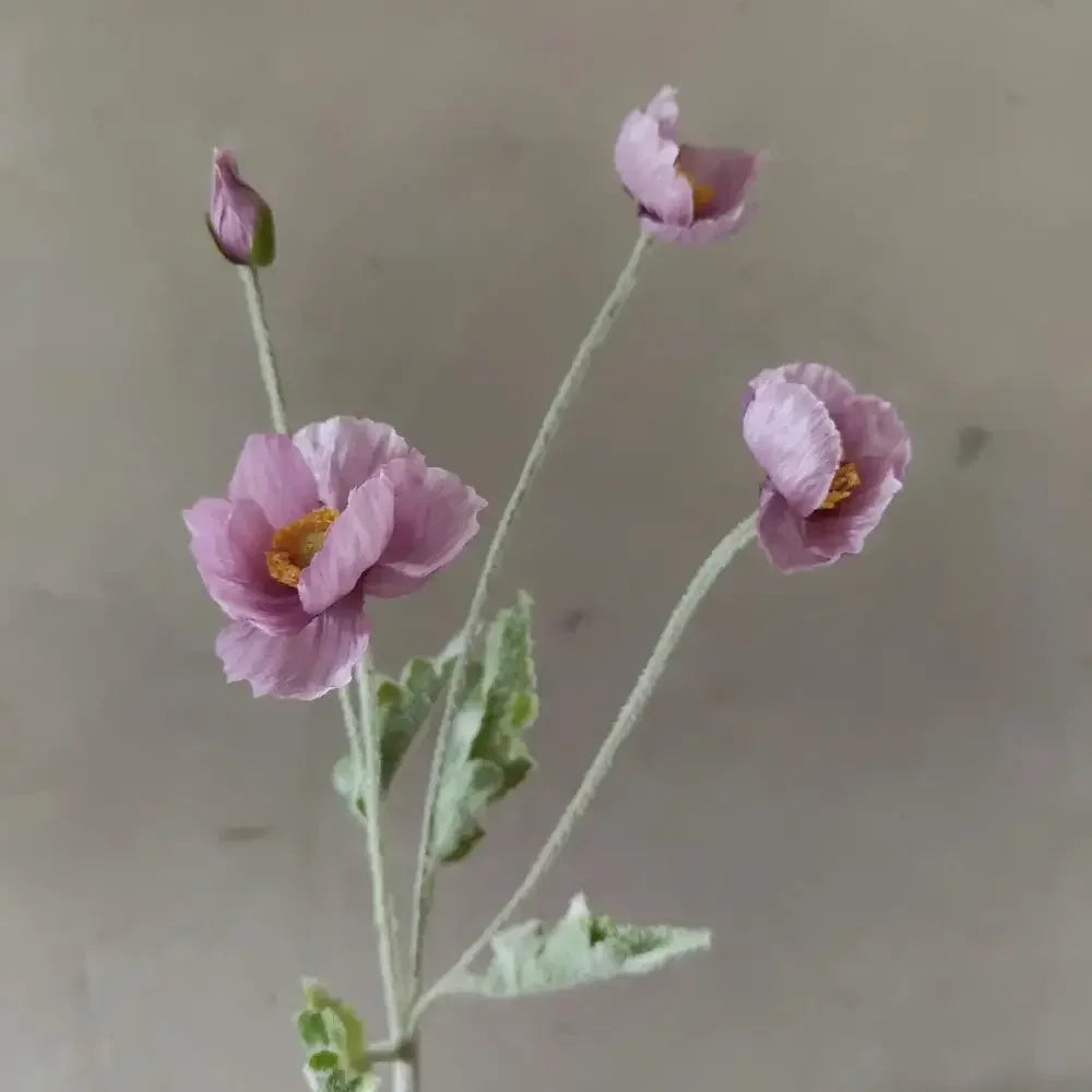 Fleurs de pavot artificielles – Bouquet décoratif élégant