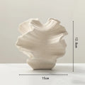 Vase en céramique ondulé – Style nordique