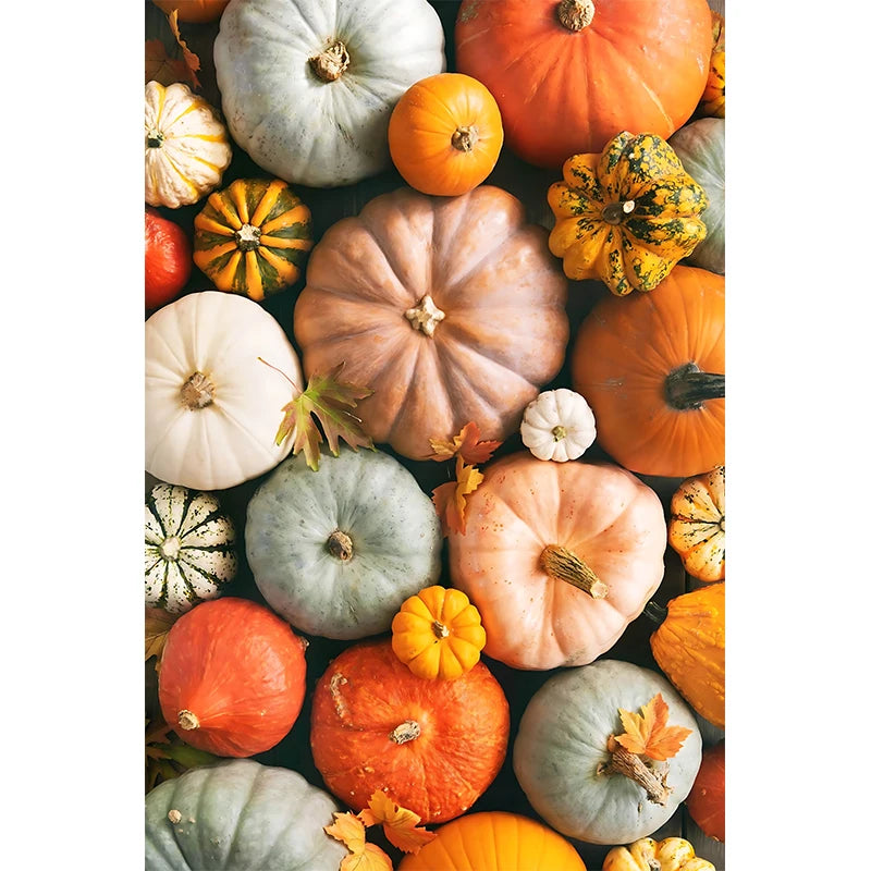 Affiches Décoratives d’Automne – Paysages, Citrouilles & Feuilles Dorées