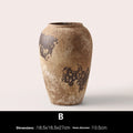 Vase Wabi-Sabi en céramique effet ancien