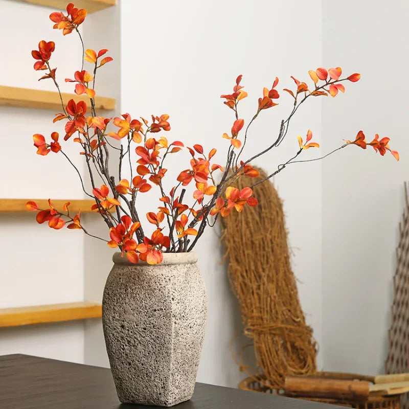 3 Branches d’Érable Artificielles – Décoration d’Automne 🍁