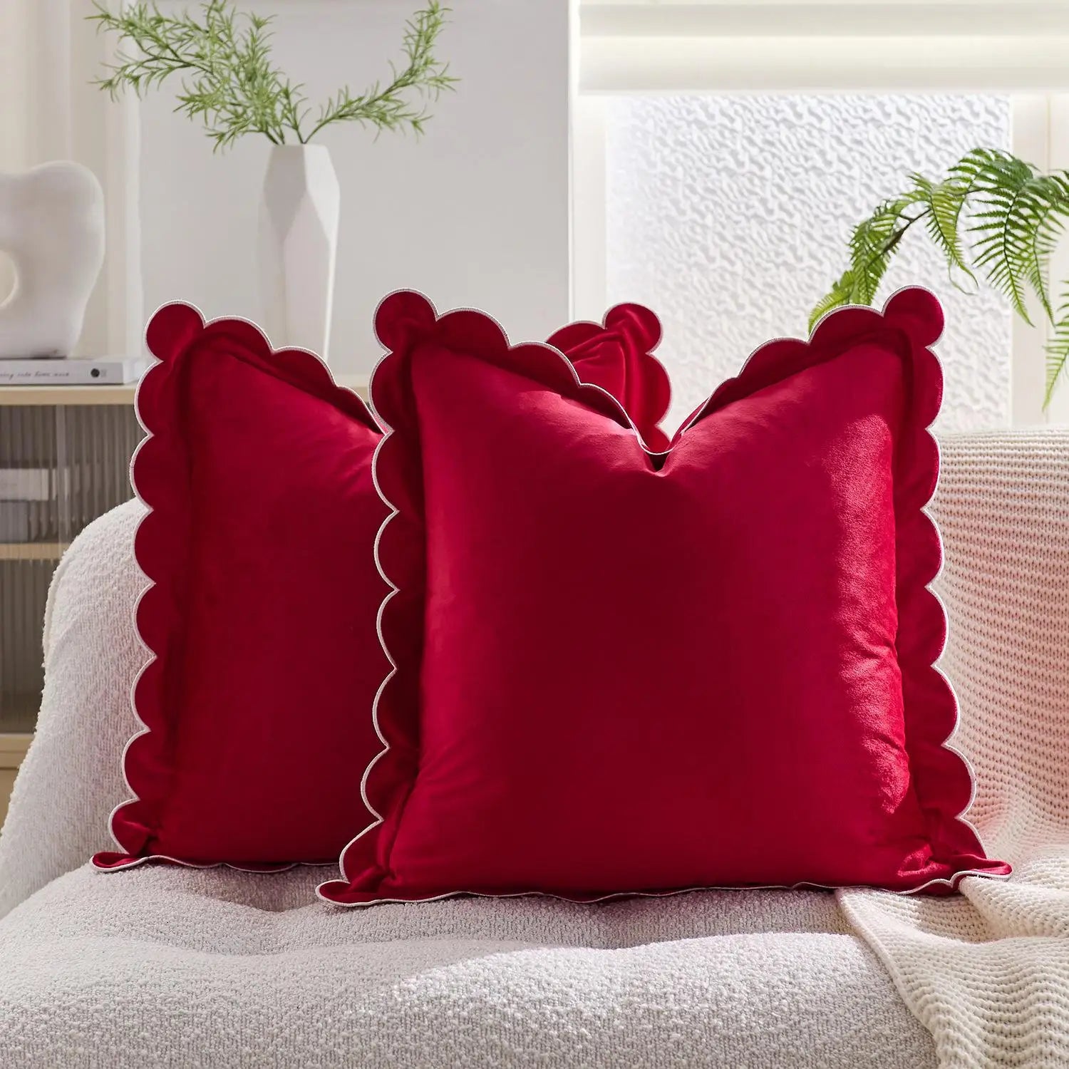 Housse de Coussin Velours – 30×50 cm & 45×45 cm