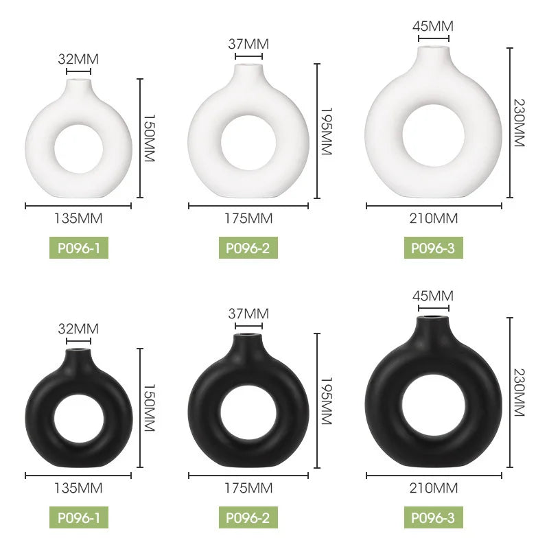Vase Décoratif en Céramique – Élégance Minimaliste | Aicha Living