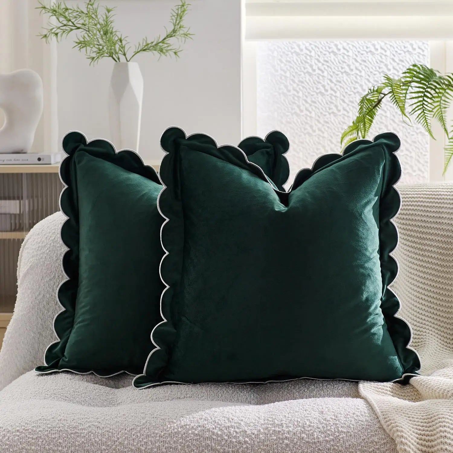 Housse de Coussin Velours – 30×50 cm & 45×45 cm