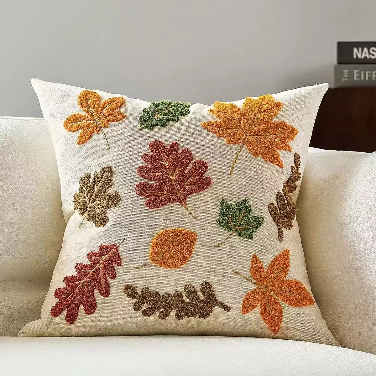 Housse de Coussin Citrouille – Collection Automne 🍂🎃