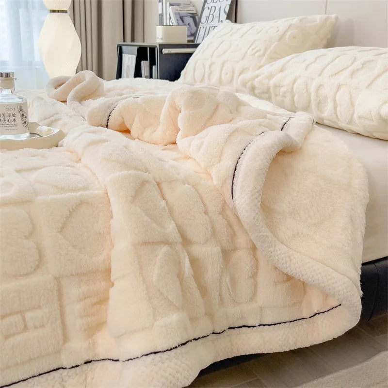 Plaid Doux Double Face – Confort & Élégance