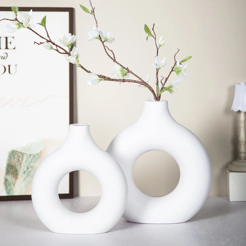 Vase Décoratif en Céramique – Élégance Minimaliste | Aicha Living
