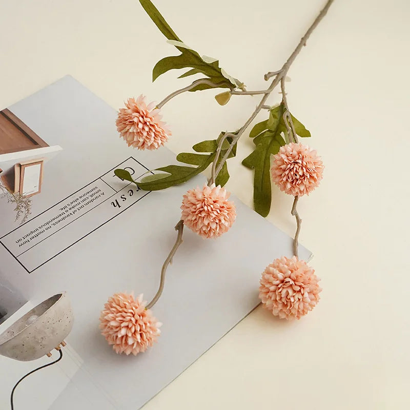 Fleurs de chrysanthème artificielles – Décoration élégante
