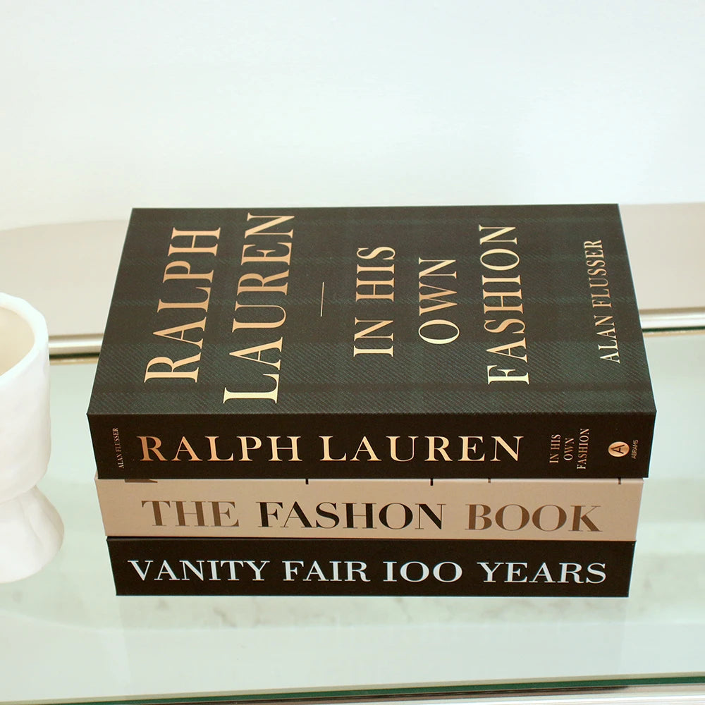 Faux Livres Décoratifs Modernes