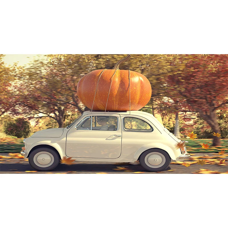 Affiches Décoratives d’Automne – Paysages, Citrouilles & Feuilles Dorées