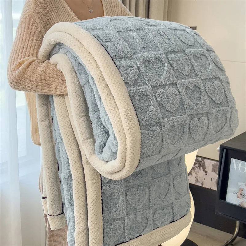 Plaid Doux Double Face – Confort & Élégance