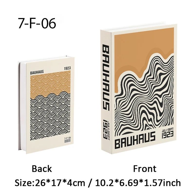 Faux livre décoratif avec boîte de rangement de luxe