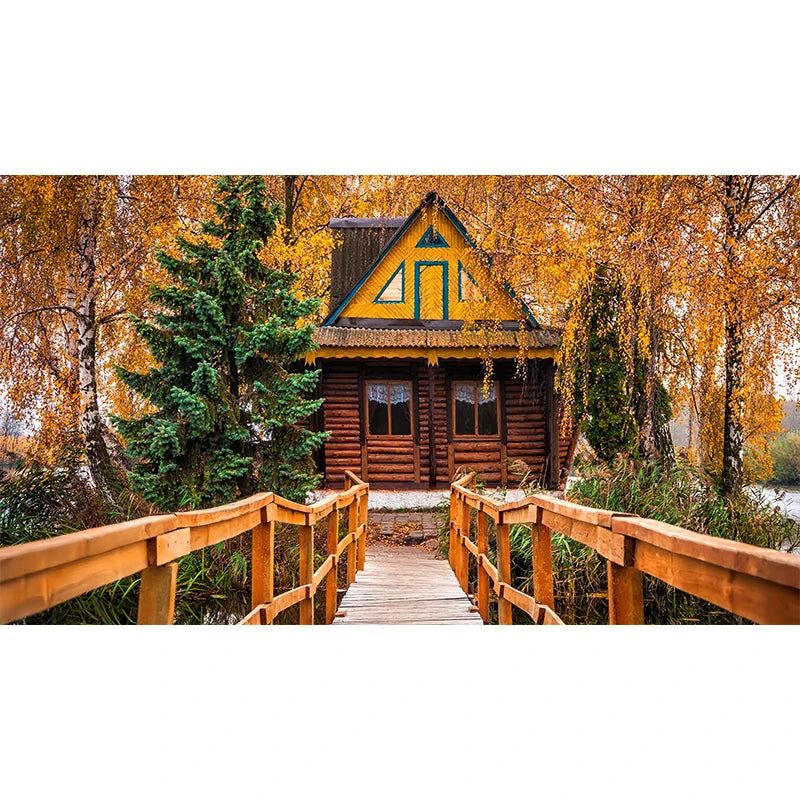 Affiches Décoratives d’Automne – Paysages, Citrouilles & Feuilles Dorées