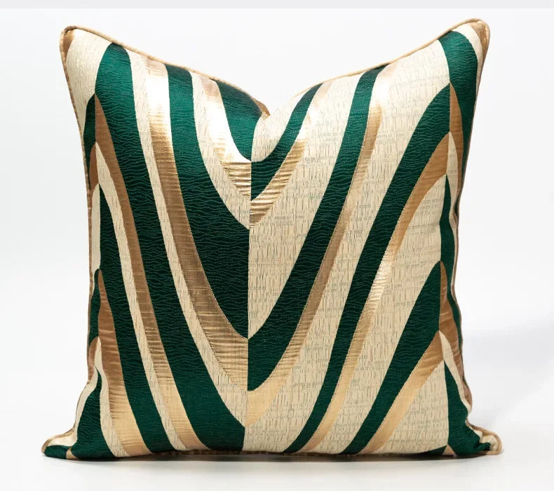 Housse de Coussin Jacquard Luxe – 30×50, 45×45 & 50×50 cm