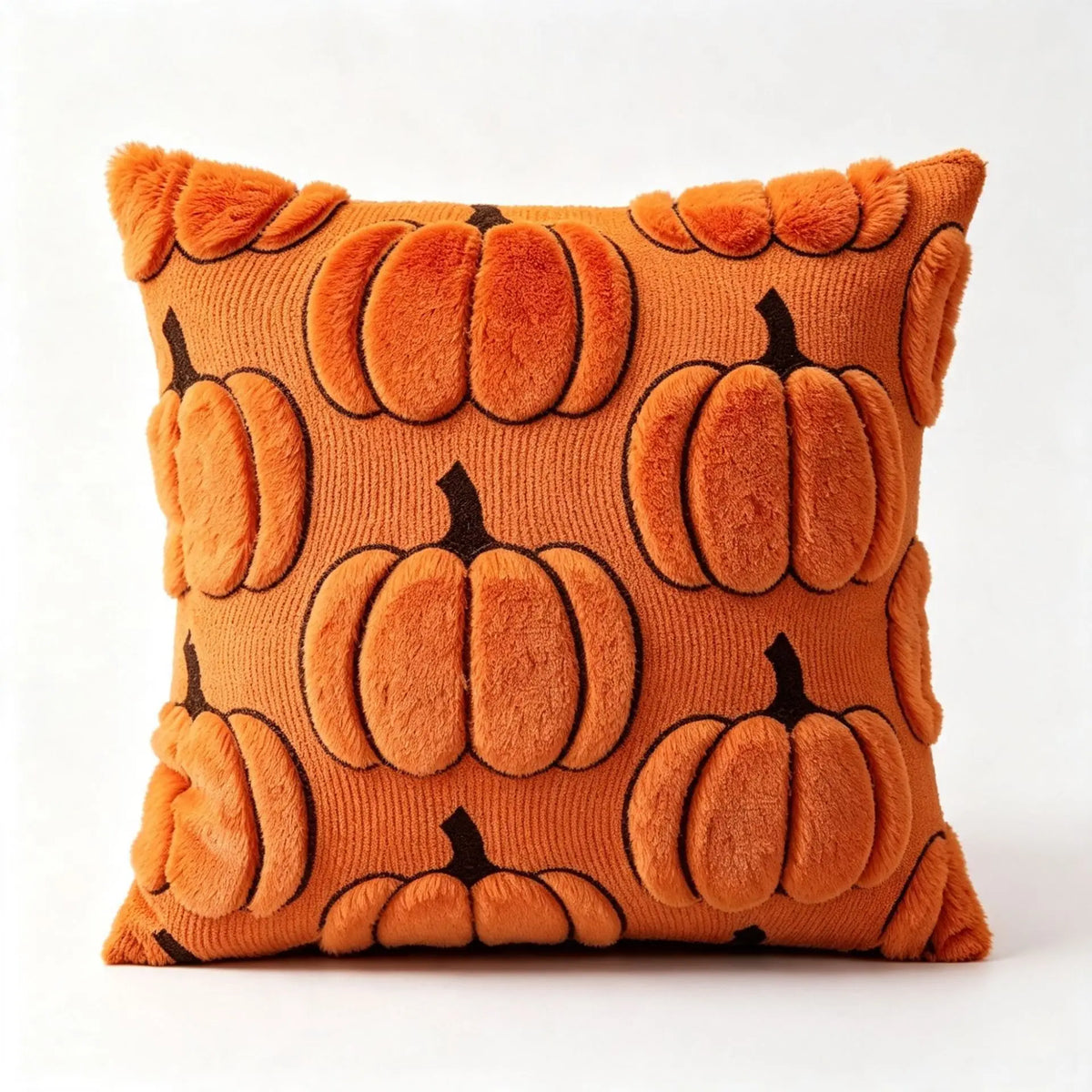 Housse de Coussin Citrouille 3D – Automne 🎃🍂