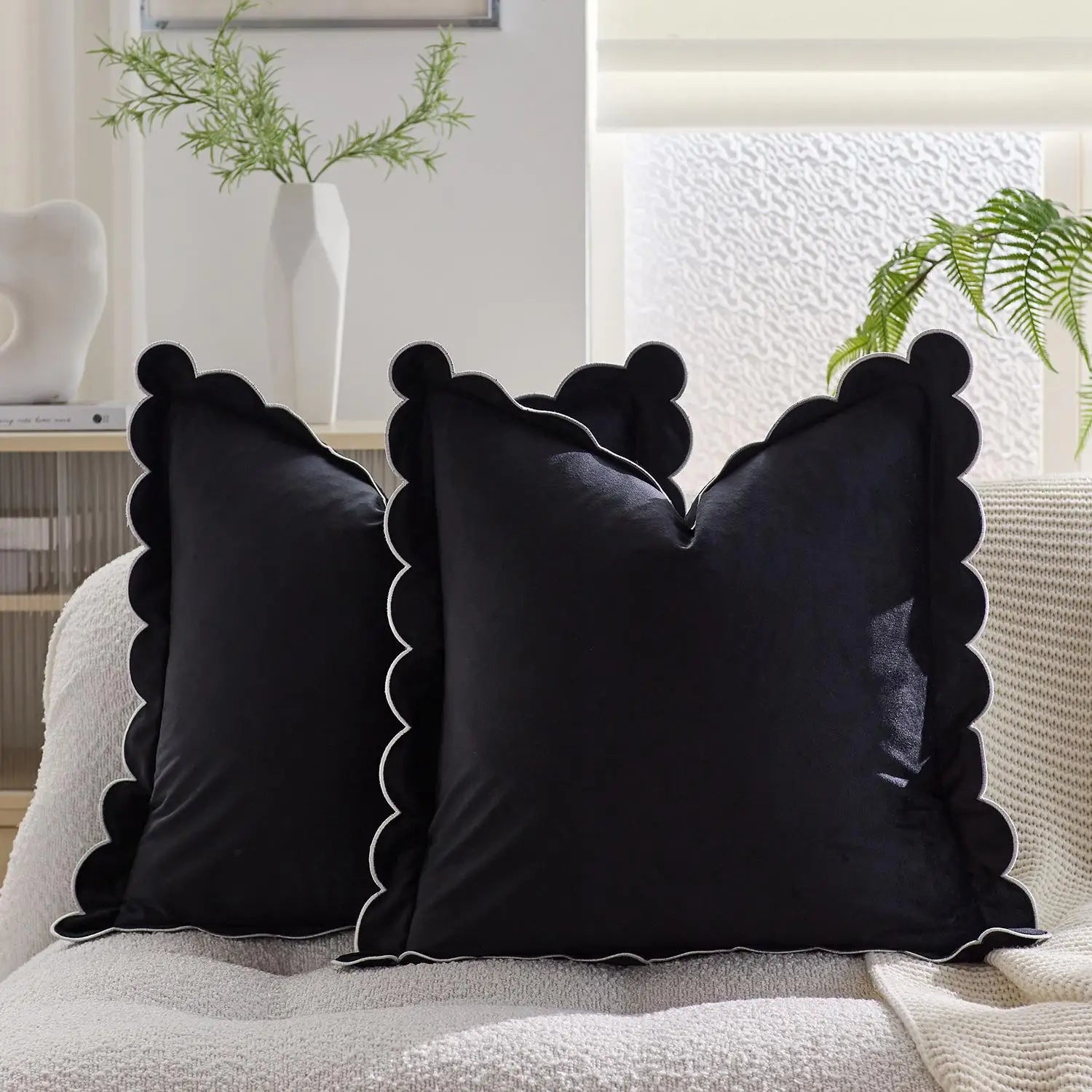 Housse de Coussin Velours – 30×50 cm & 45×45 cm
