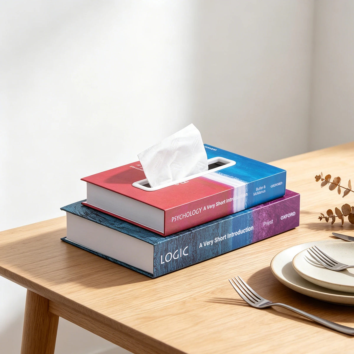 Boîte à mouchoirs effet livre 🤎