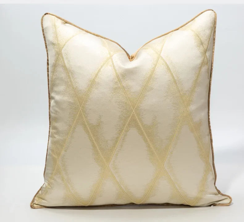 Housse de Coussin Jacquard Luxe – 30×50, 45×45 & 50×50 cm