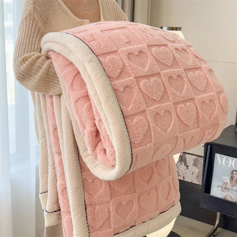 Plaid Doux Double Face – Confort & Élégance
